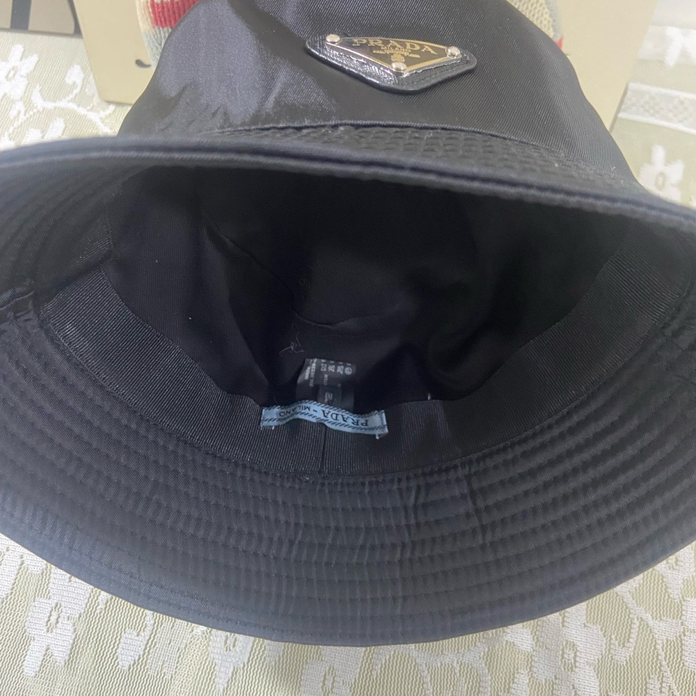 Prada Black Bucket Hat - Picture 4 of 5